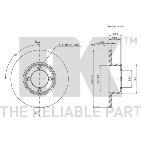 209903 - Brake Disc 