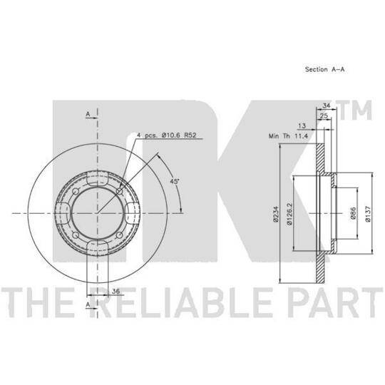 203020 - Brake Disc 