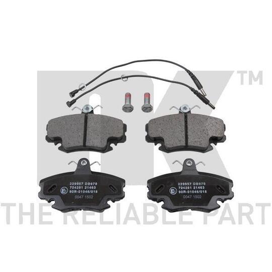 229957 - Brake Pad Set, disc brake 