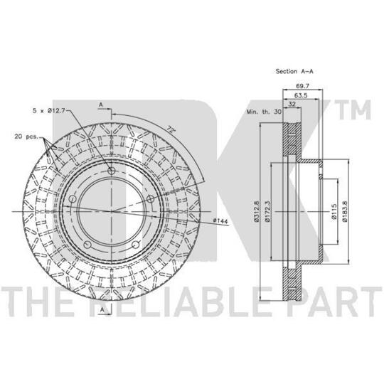 204597 - Brake Disc 