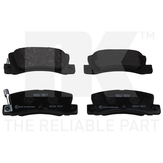 224517 - Brake Pad Set, disc brake 