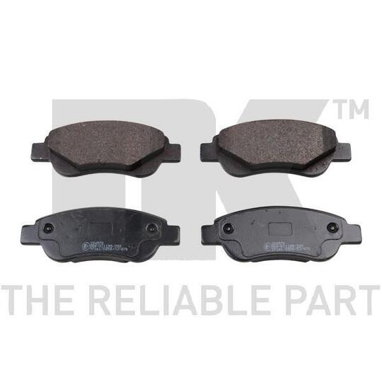 224572 - Brake Pad Set, disc brake 