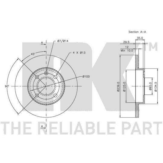 209933 - Brake Disc 