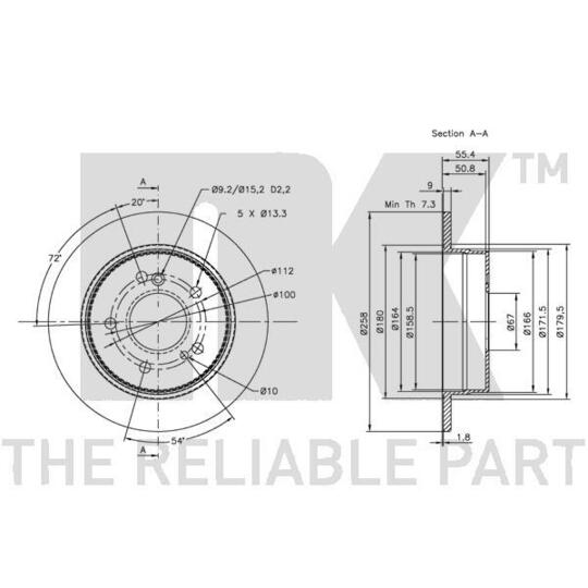 313318 - Brake Disc 