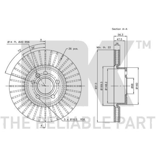 204783 - Brake Disc 