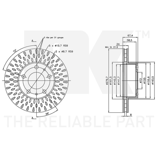 201960 - Brake Disc 