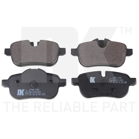 221580 - Brake Pad Set, disc brake 