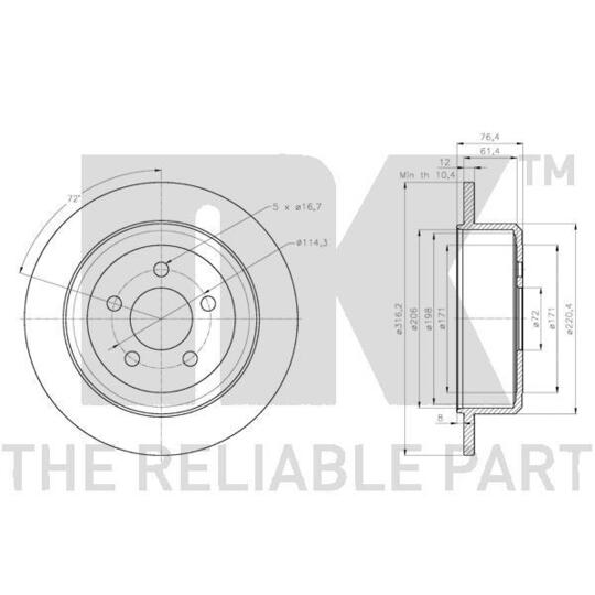 209322 - Brake Disc 