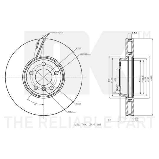 3415124 - Brake Disc 