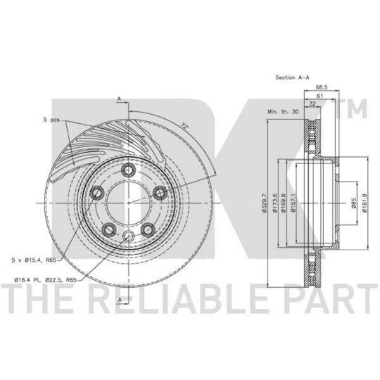 3447104 - Brake Disc 