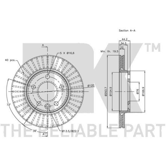 204797 - Brake Disc 