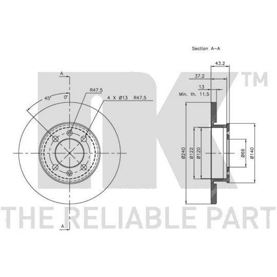 209931 - Brake Disc 