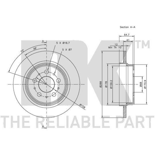 204843 - Brake Disc 