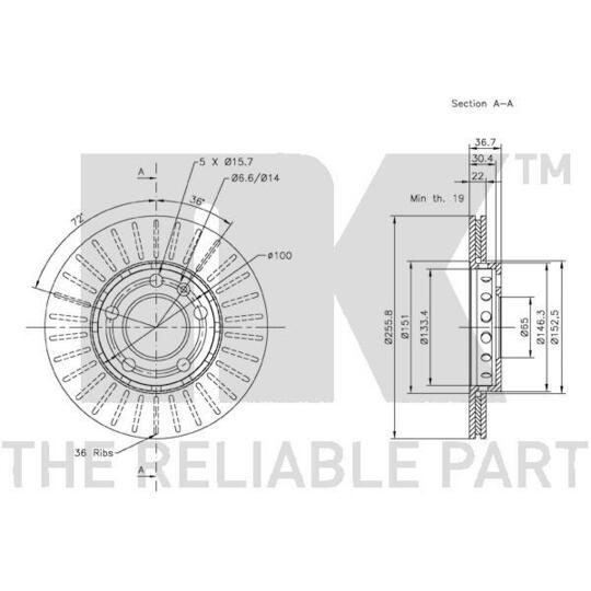 204758 - Brake Disc 