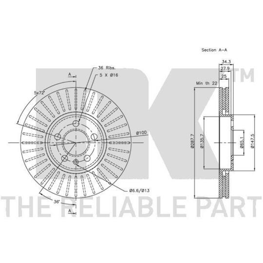 314760 - Brake Disc 