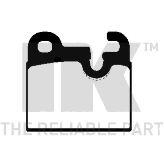 221504 - Brake Pad Set, disc brake 