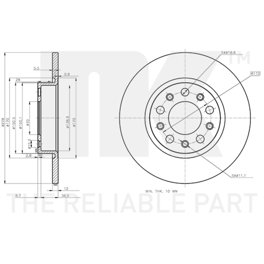 311032 - Brake Disc 