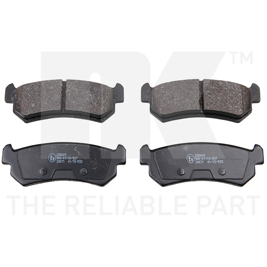 225009 - Brake Pad Set, disc brake 