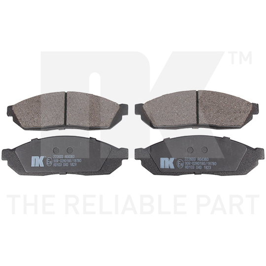 222603 - Brake Pad Set, disc brake 