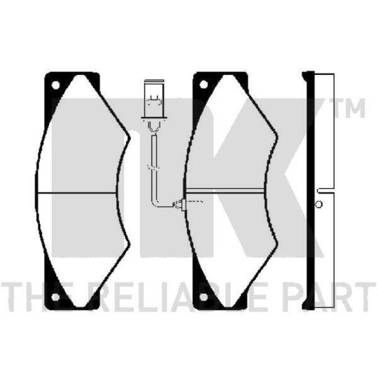 222347 - Brake Pad Set, disc brake 