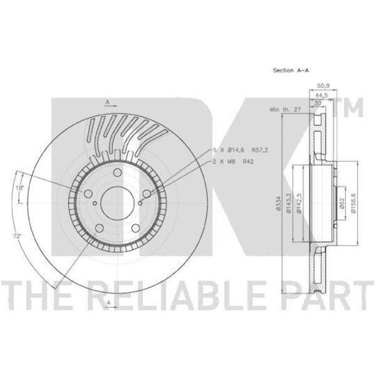 2045105 - Brake Disc 