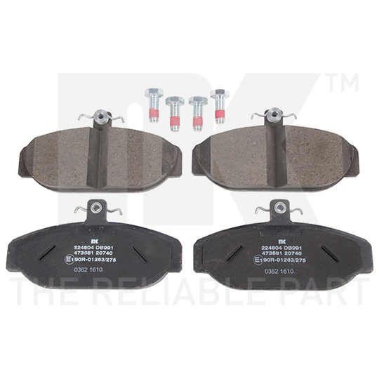 224804 - Brake Pad Set, disc brake 