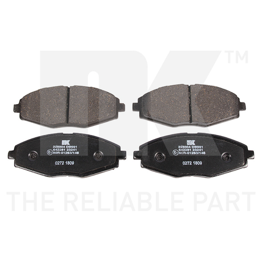 225004 - Brake Pad Set, disc brake 