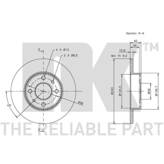 209922 - Brake Disc 