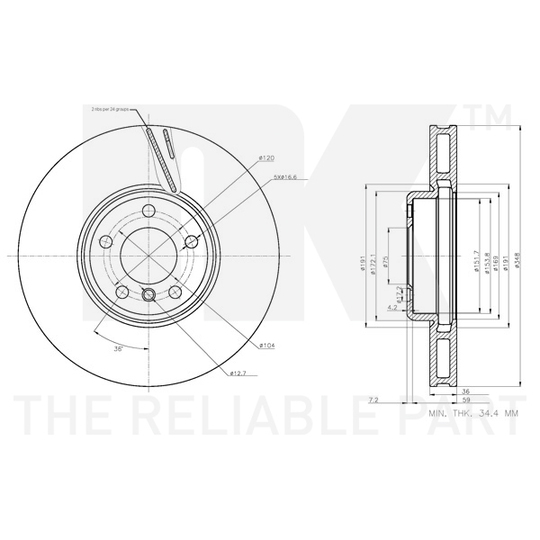 3415125 - Brake Disc 