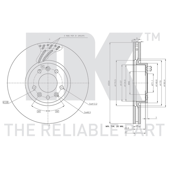 311961 - Brake Disc 