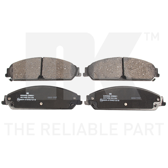 229333 - Brake Pad Set, disc brake 