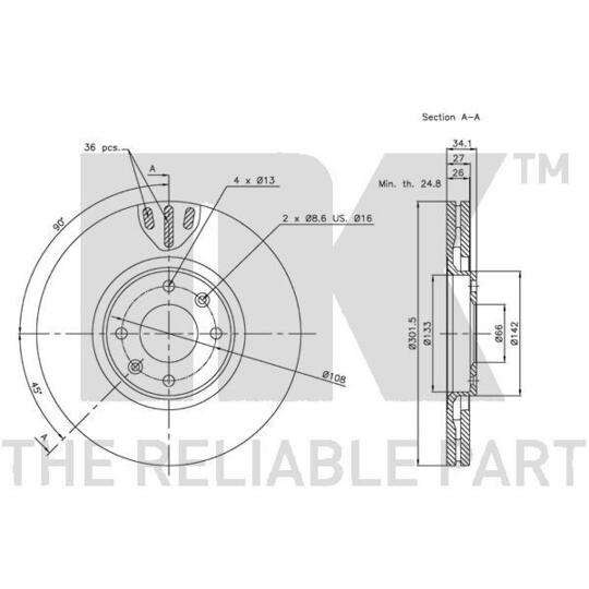 201938 - Brake Disc 