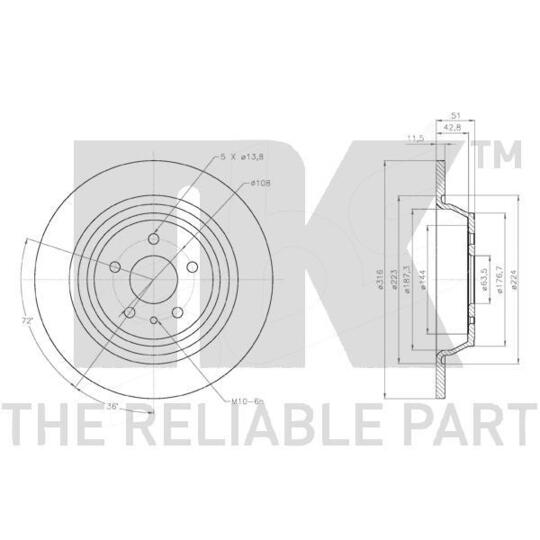 2025102 - Brake Disc 