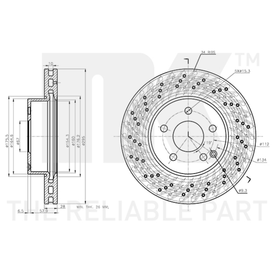 2033110 - Brake Disc 