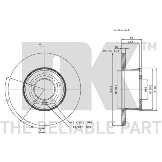 203315 - Brake Disc 