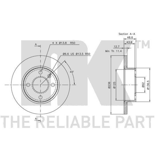 204306 - Brake Disc 