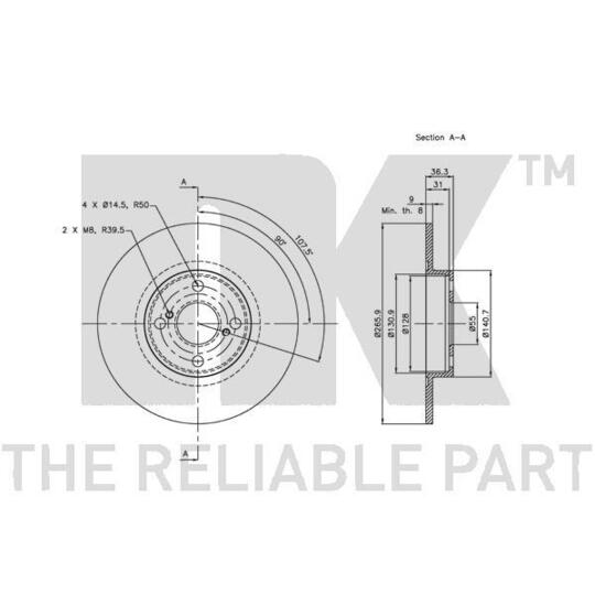 204587 - Brake Disc 