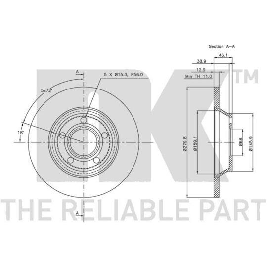 204745 - Brake Disc 