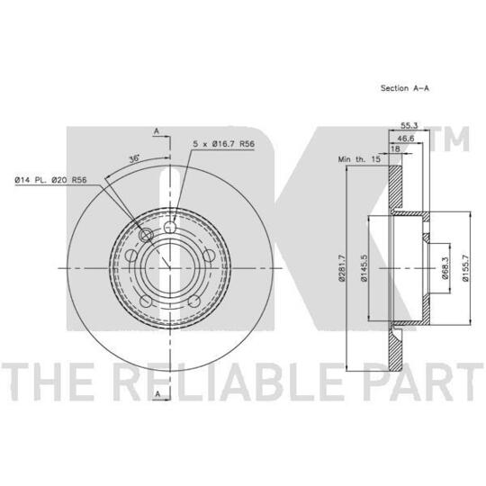 204766 - Brake Disc 