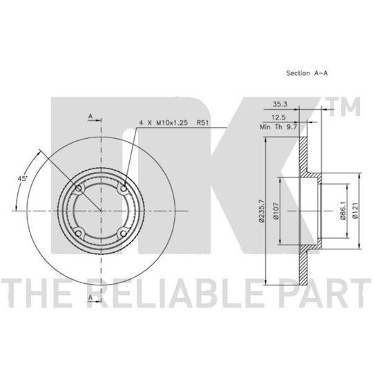 205001 - Brake Disc 