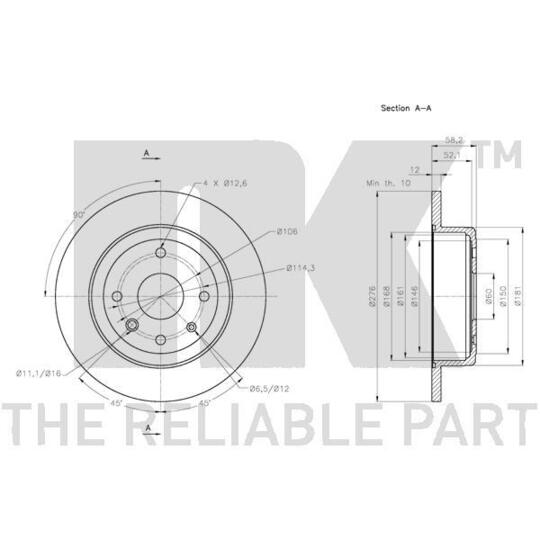 205017 - Brake Disc 