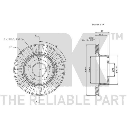 209308 - Brake Disc 