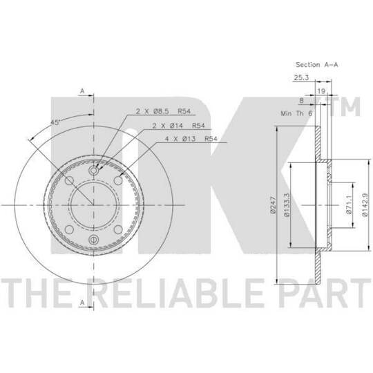 209947 - Brake Disc 