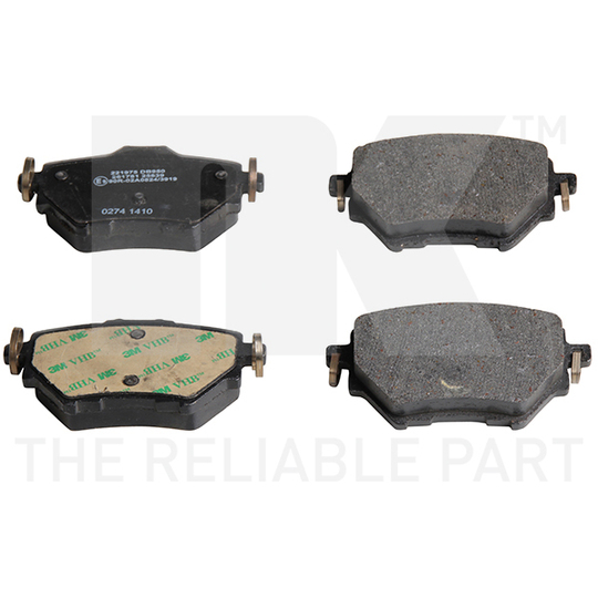 221975 - Brake Pad Set, disc brake 