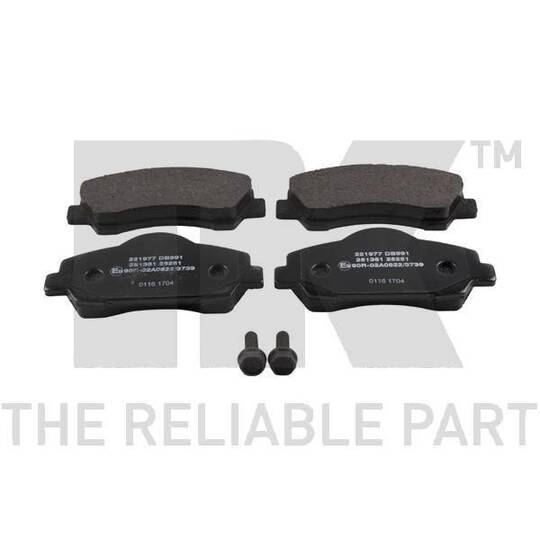 221977 - Brake Pad Set, disc brake 