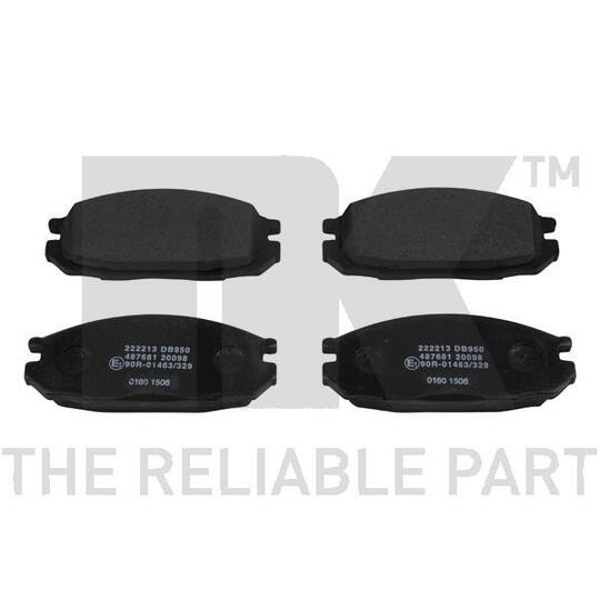 222213 - Brake Pad Set, disc brake 