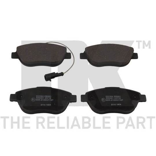 222364 - Brake Pad Set, disc brake 