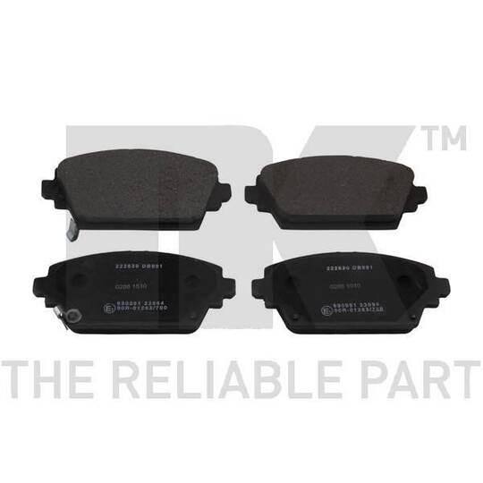 222630 - Brake Pad Set, disc brake 