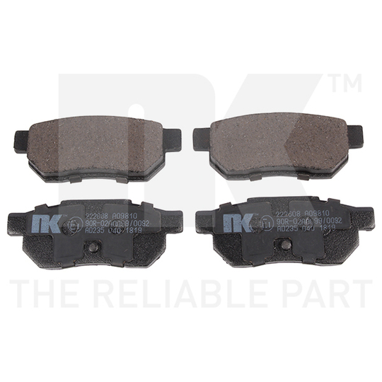 222608 - Brake Pad Set, disc brake 