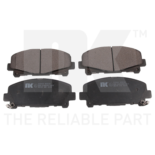 222643 - Brake Pad Set, disc brake 